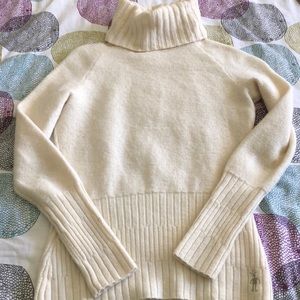 Smart wool turtleneck sweater!